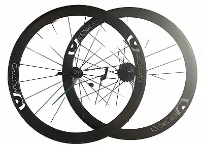 CYCLEOPS PRO POWER TAP 700C ENVE FULL CARBON 45MM CLINCHER WHEEL SET DA Cassette • $999