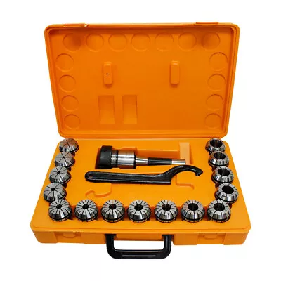 15 Pc 1-/8'' - 1'' Collet Set R8 ER40 Shank Chuck Holder CNC Milling Lathe • $142.99