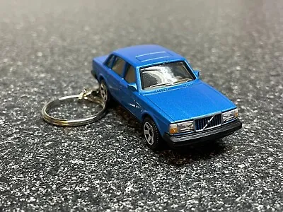 1986 Volvo 240 Blue Keychain Matchbox Hot Wheels Matchbox • $19.99