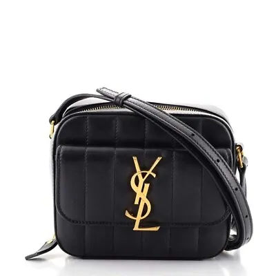 $1500 • Buy YSL Vicky Leather Camera Bag 