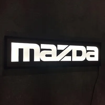 Mazda Light Up Sign Badge Emblem Led Illuminated Garage Mx5 Rf Rx8 Rx7 3 Bongo • $107.34