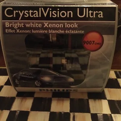 Philips 9007 CrystalVision Ultra HID Look Upgrade Headlight Bulb Pack Of 2 • $14.99