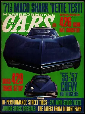 $13.50 • Buy February 1971 Hi-performance Cars Magazine, Boss 428, Maco Shark Corvette