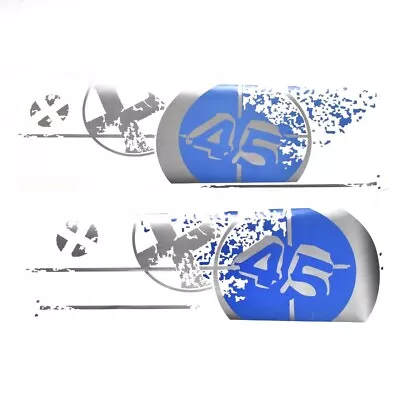 MasterCraft Boat Brand Decal 750285 | 2008 X-45 Blue Silver (Set Of 2) • $425.38