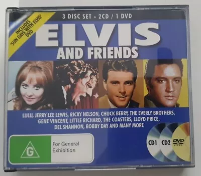 Elvis And Friends 3x Disc CD Rare Fatbox • $18