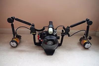 £1500 • Buy Sea And Sea Underwater Housing With Canon 350 Digital Camera Plus Strobes.