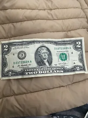 $2 Dollar Bill Value For Sale. • $2400