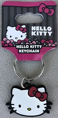 $3.95 • Buy Hello Kitty Head Pewter Keychain Key Ring - New