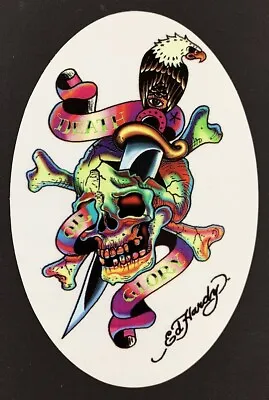 Death Or Glory STICKER Decal Artist Ed Hardy Out Of Print! • $7.49