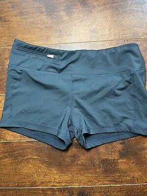 Oiselle Blue Short Spandex Active Running Outdoors Shorts Sz 6 • $15.99