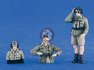 Verlinden 1/35 German DAK Afrika Korps Tank Crew (1 Full + 2 Half-figures) 2336 • $31.41