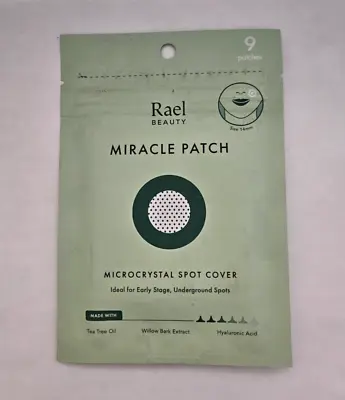 Rael Beauty Miracle Acne Patch Microcrystal Spot Cover - 9 Count - New • $5