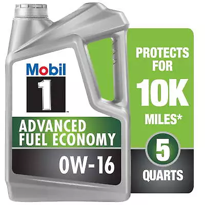 Mobil 1 Advanced Fuel Economy Full Synthetic Motor Oil 0W-16 5 Qt • $27.97