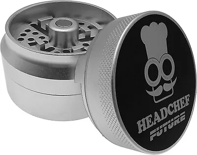 Headchef Future 4 Piece Grinder With Sandblasted Finish Metal Herb Grinder 62m • £26.99