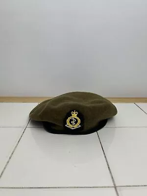 Green Beret With Badge Old • £19.99