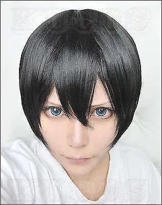 Free! Iwatobi Swim Club Nanase Haruka Cosplay Wig Short Men Black • $29.33