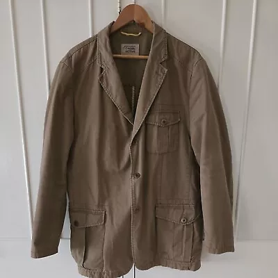 Camel Active Luxury Design Brown Regular Fit Blazer Jacket Men Size UK 44R • £25