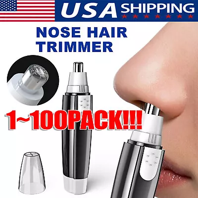 Electric Nose Ear Hair Trimmer Face Eyebrow Mustache Beard Shaver Clipper Unisex • $160.99