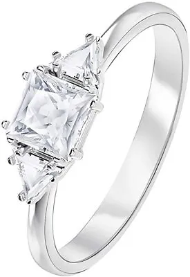 $109.99 • Buy Swarovski | Trilogy Attract Ring ✪new✪ 5402447 Rare Retired 58 Czwh/rhs 8 Usa