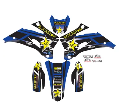 2003-2004 Yamaha Wr 250 450 Wr250f Wr450f Graphics Rockstar : Blue / Black Decal • $54.99