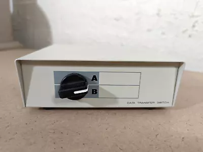 Vtg. DATA TRANSFER SWITCH A/B Manual Switch 3-Ports 25 Pin Female • $16.99