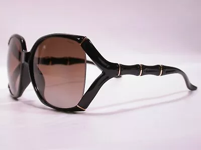 $49.99 • Buy Authentic Gucci Bamboo Black And Gold Sunglasses Shades Made In Italy