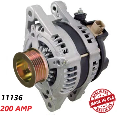 $219.99 • Buy 200 Amp 11136 Alternator Lexus Toyota High Output 3.5L Performance HD NEW