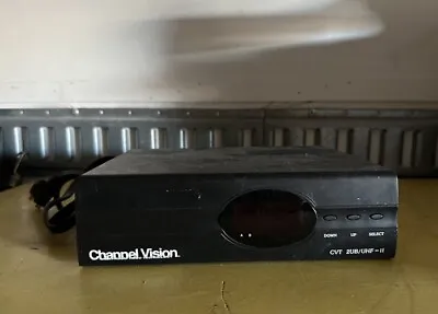 Channel Vision CVT-2UB/UHF -II RF Modulator * USED-WORKING* Must See • $25