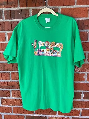 Port & Company Size XL Mr Peanut And Jelly Mens Green T-shirt  • $14