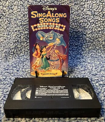 Disney Sing Along Songs: Aladdin: Friends Like Me VHS 1993 Kids Cartoon • $11.99