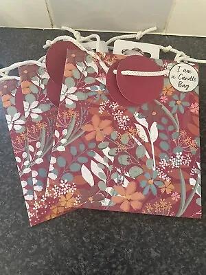 Pack Of 3 Candle Gift Bags • £2