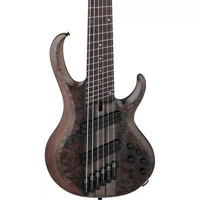 Ibanez BTB Bass Workshop 6-String Multi-Scale Bass Guitar Transparent Gray Flat • $1499.99