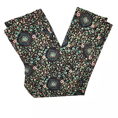 J. Crew Factory Floral Printed Cotton Crop Stretch Ankle Skimmer Pants Size 2 • $17.50