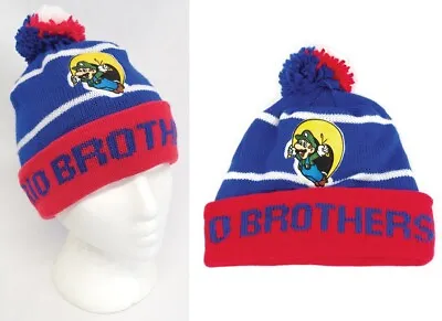 RARE NOS Vintage 1990s Knit Beanie SUPER MARIO BROTHERS Nintendo Video Game Hat • $59.99