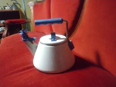 Michael Graves Signed Ferris Kettle Teapot Enameled Design For Moller RARE • $135