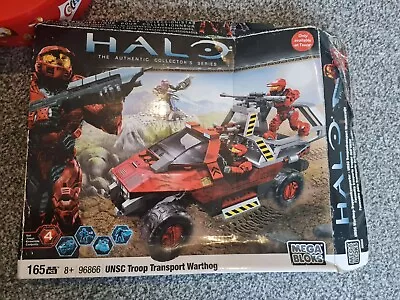 Mega Bloks Halo 96866 UNSC Troop Transport Warthog 70% Complete (Read Desc). • £20