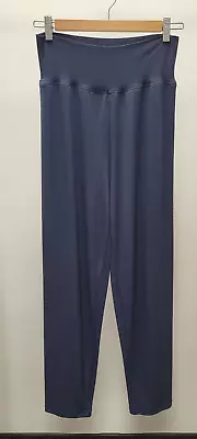 Trousers Kim & Co Harem Blue Elasticated Waist Tapered T2682 R6078 • $16.17