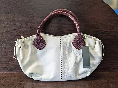 Paolo Masi Parigin  Leather Zipper Shoulder Hobo Handbag Have Some Spots On Side • $75