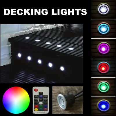 Led Decking/plinth Lights Dimmable Ip65 Rgb Colour Changing • £55