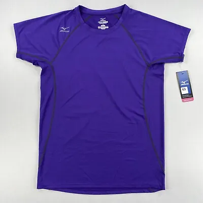 Mizuno Womens Volleyball Shirt DryLite Purple Size Medium • $13.99