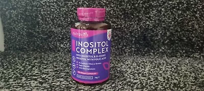 Myo-Inositol & D-Chiro Inositol With Folic Acid - Prenatal For Women - 90 Caps • £14.99