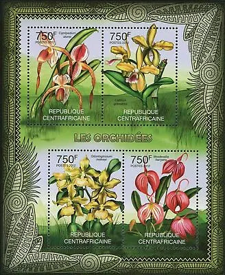 Orchids Stamp Cypripedium Stonei Masdevallia Harryana S/S MNH #3617-3620 • $17.73