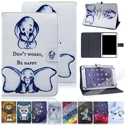 Universal Painting Leather Case Stand Cover For Samsung Galaxy Tab E/A/2/3/4 AU • $17.59