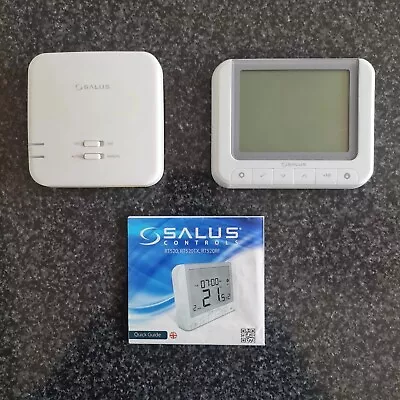 SALUS RT520TX RF Programmable Room Thermostat Boiler Plus Compliant Replacement • £30