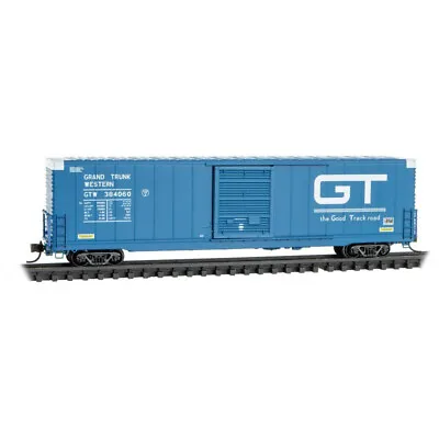 N  MICRO TRAINS 104 00 011 GT Grand Truck Western 60' Boxcar Excess Height • $28