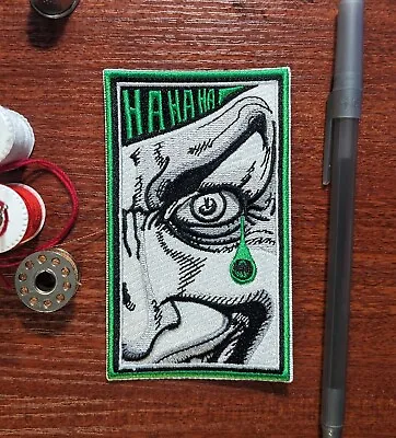 Joker Patch Batman DC Comics Gotham Laughing Embroidered Iron On Patch 4x2.5  • $5