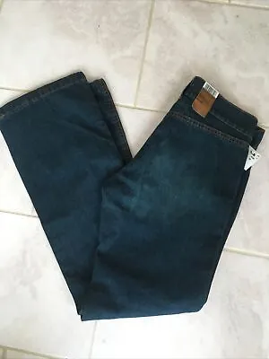 Ladies Levis Mary Beth Square Cut Blue Denim Jeans W31 L31 BNWT 70’s Style • £59.99