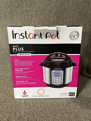Instant Pot Duo Plus 60 6-Quart 9-in-1 Electric Pressure Cooker NEW IN BOX • $79