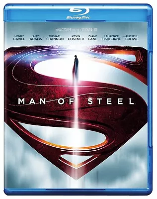 Man Of Steel Blu-ray Henry Cavill NEW • $9.99