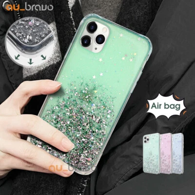 $8.50 • Buy Glitter Shockproof Slim Case Cover For Apple IPhone 14 Pro Max 13 12 11 XS XR 8